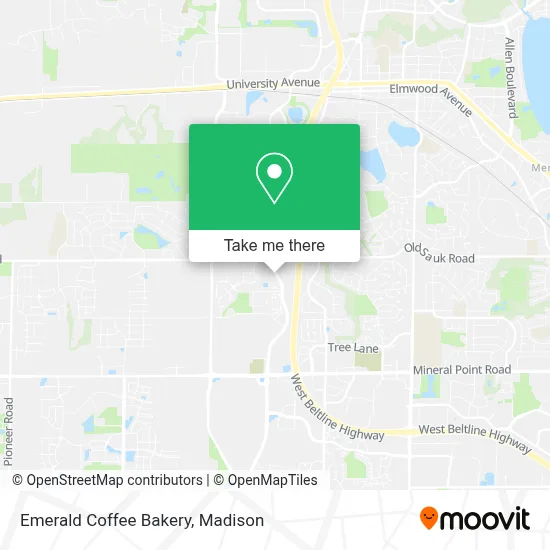 Emerald Coffee Bakery map