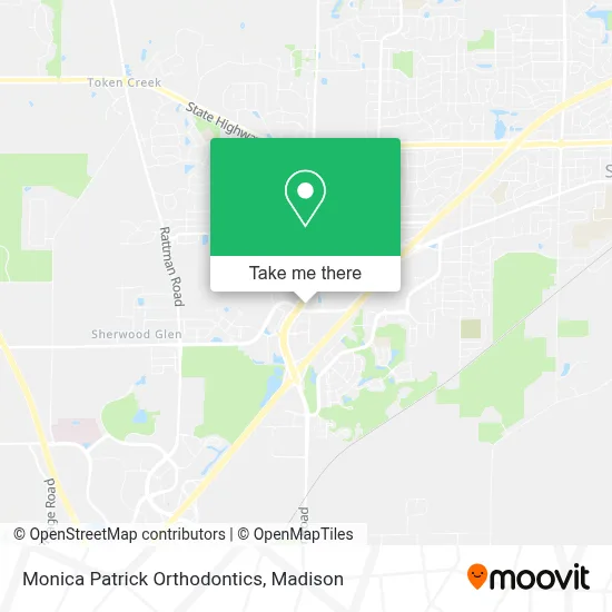 Monica Patrick Orthodontics map