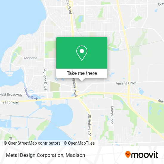 Metal Design Corporation map