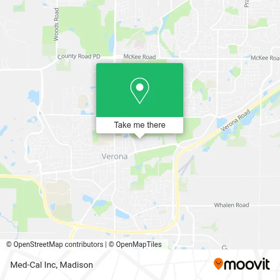 Med-Cal Inc map