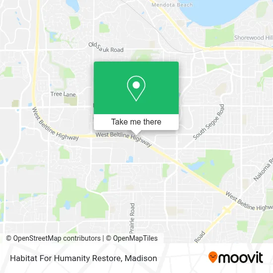 Habitat For Humanity Restore map