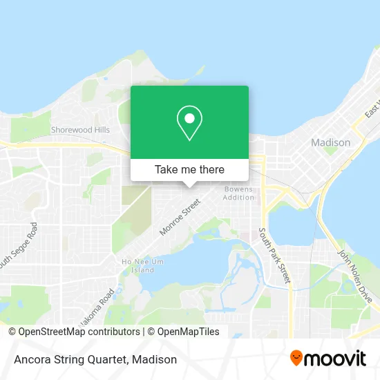 Ancora String Quartet map