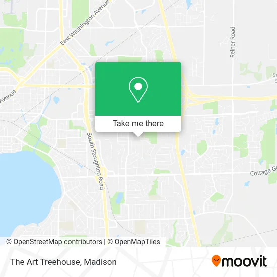 The Art Treehouse map