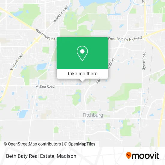 Beth Baty Real Estate map