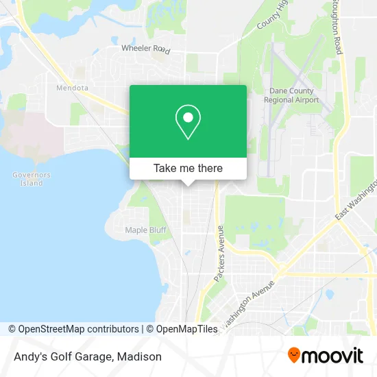 Andy's Golf Garage map