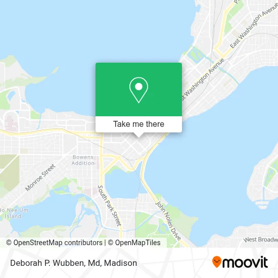 Deborah P. Wubben, Md map