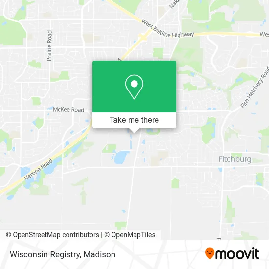 Wisconsin Registry map