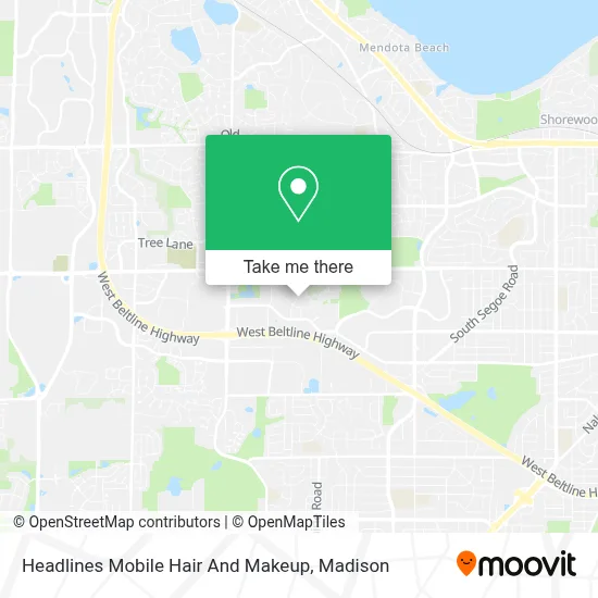 Headlines Mobile Hair And Makeup map