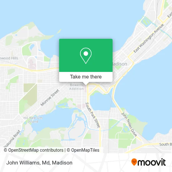 John Williams, Md map
