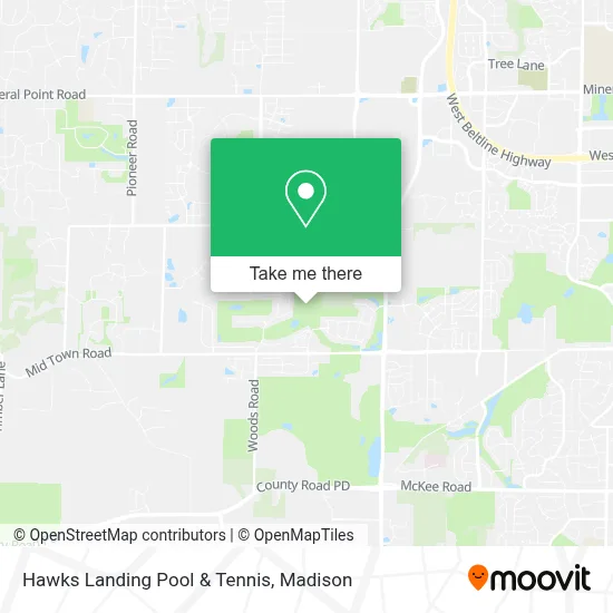 Hawks Landing Pool & Tennis map