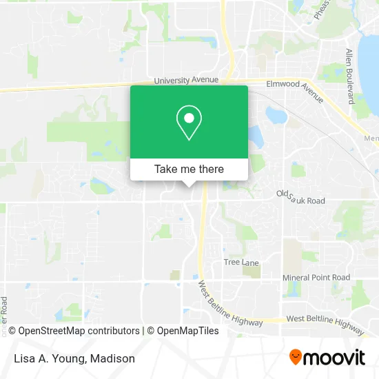 Lisa A. Young map