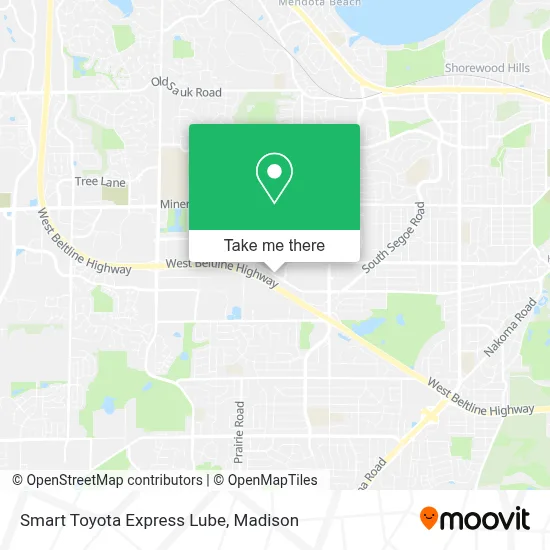 Smart Toyota Express Lube map