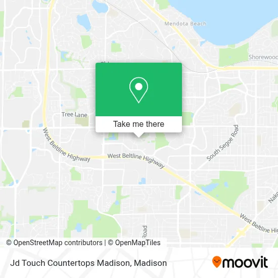 Jd Touch Countertops Madison map