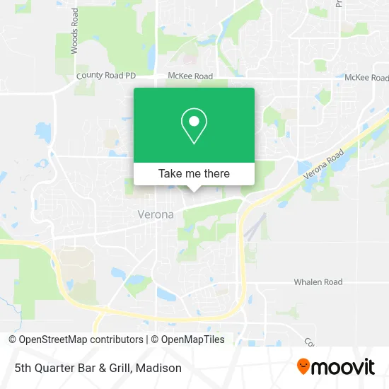 5th Quarter Bar & Grill map