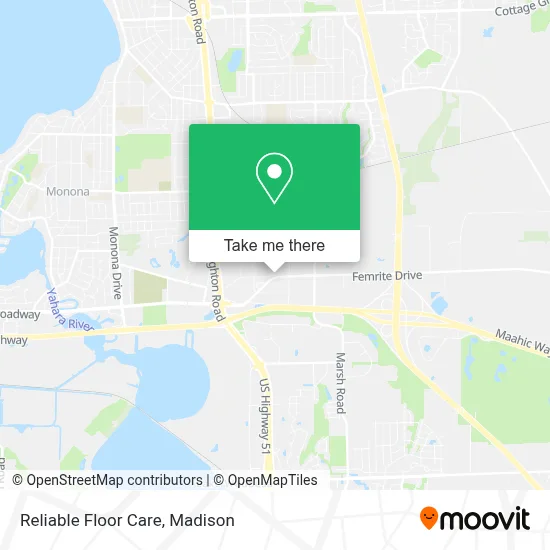 Reliable Floor Care map
