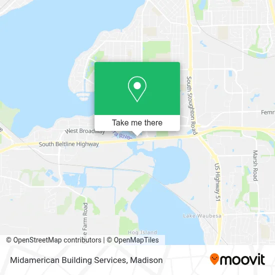 Midamerican Building Services map