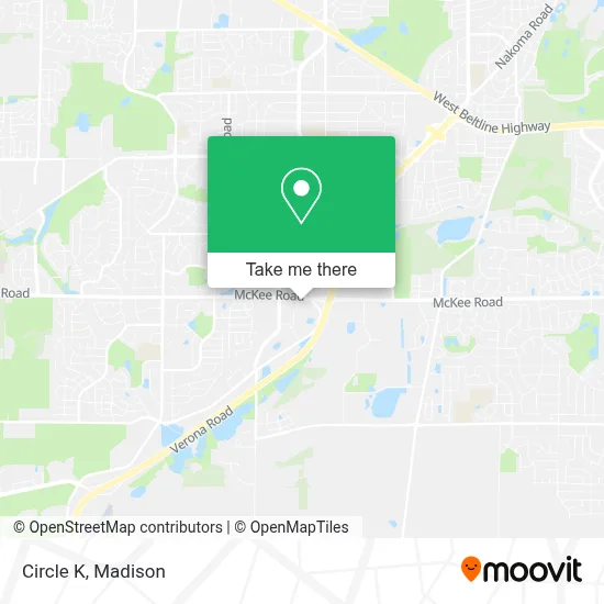 Circle K map