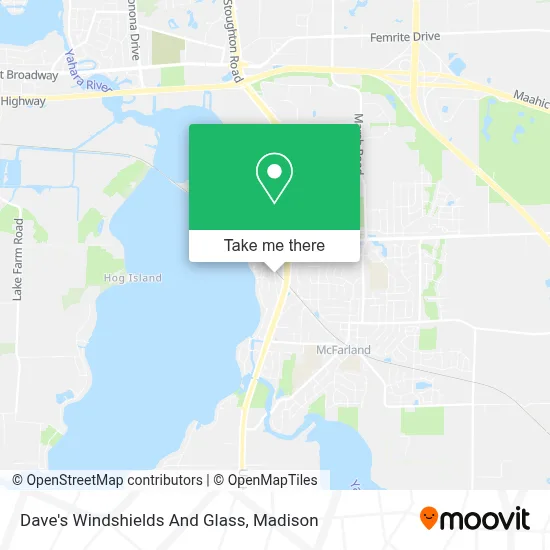 Dave's Windshields And Glass map