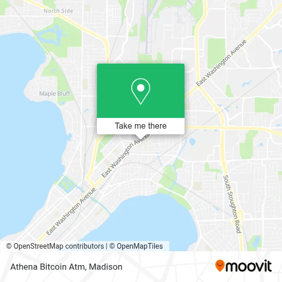 Athena Bitcoin Atm map