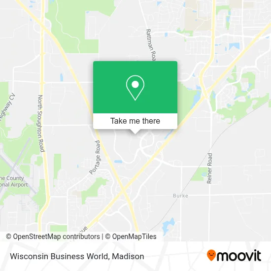 Wisconsin Business World map