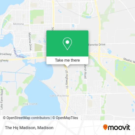 The Hq Madison map