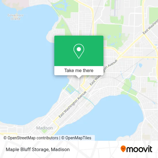 Mapa de Maple Bluff Storage