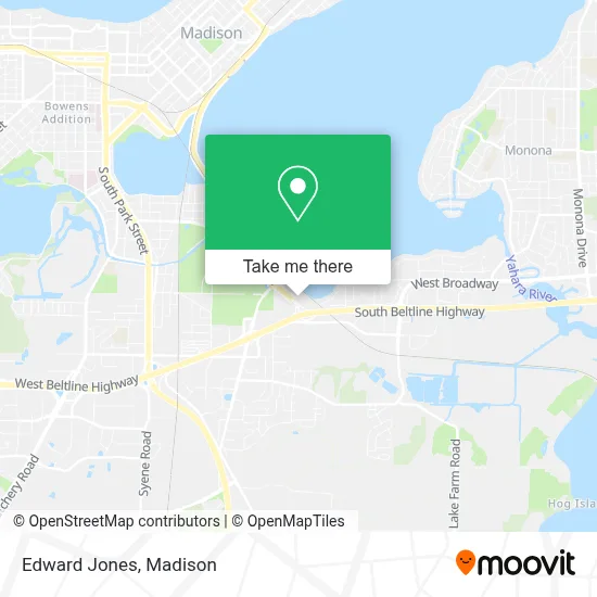 Edward Jones map
