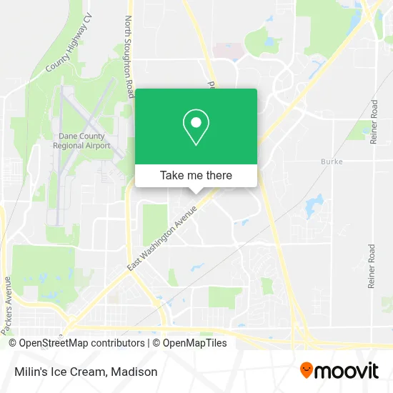 Milin's Ice Cream map