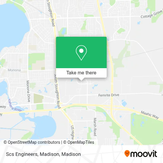 Scs Engineers, Madison map