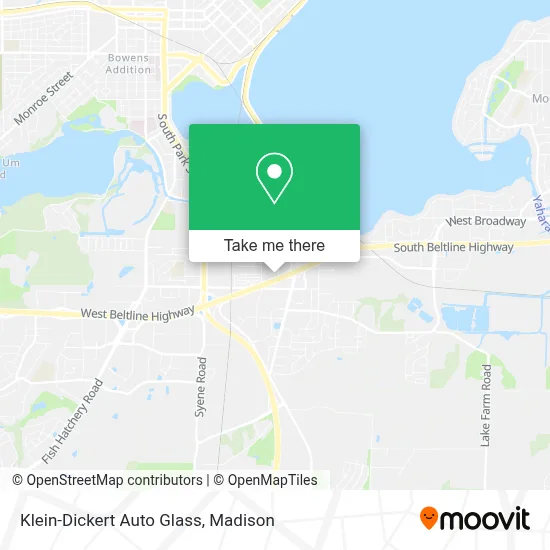 Klein-Dickert Auto Glass map