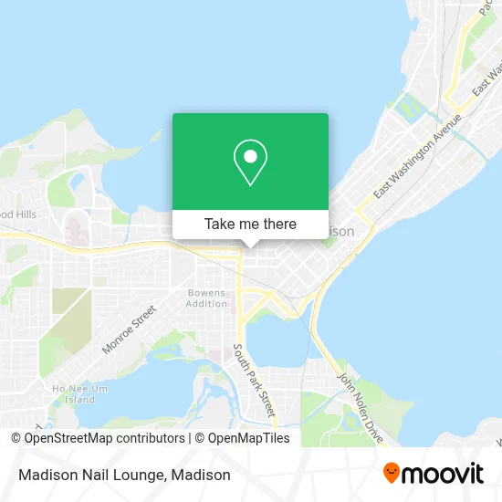 Madison Nail Lounge map