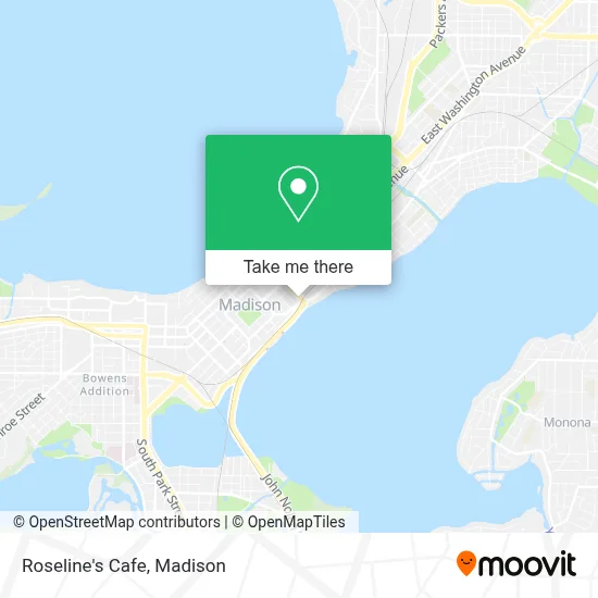 Roseline's Cafe map