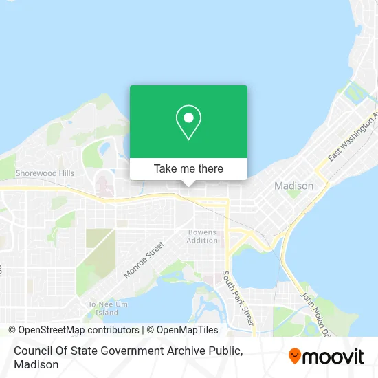 Council Of State Government Archive Public map