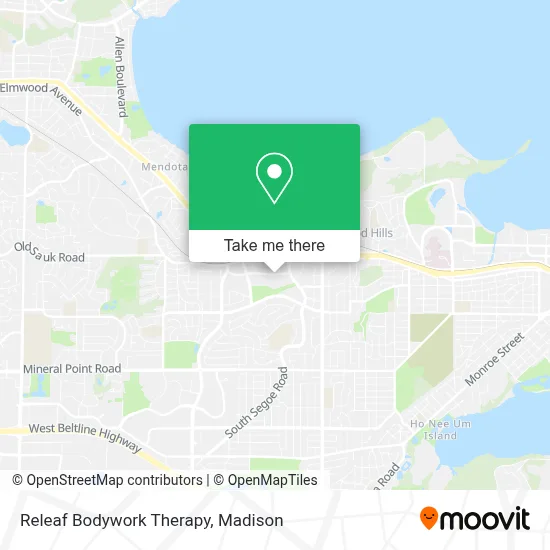 Releaf Bodywork Therapy map