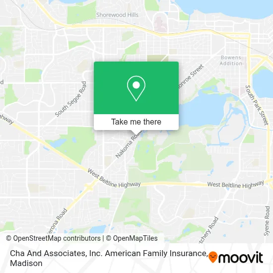 Cha And Associates, Inc. American Family Insurance map