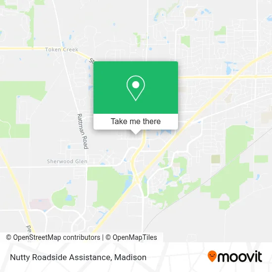 Nutty Roadside Assistance map