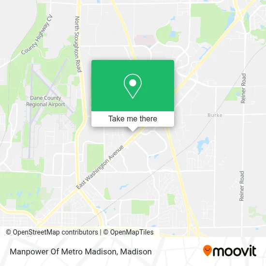 Manpower Of Metro Madison map