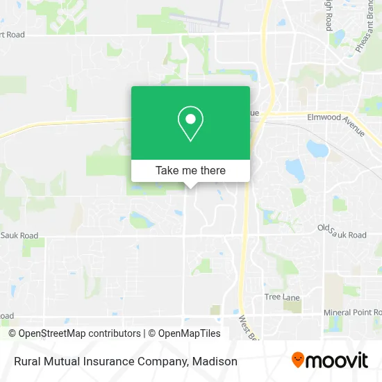 Rural Mutual Insurance Company map