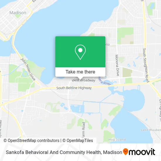 Sankofa Behavioral And Community Health map
