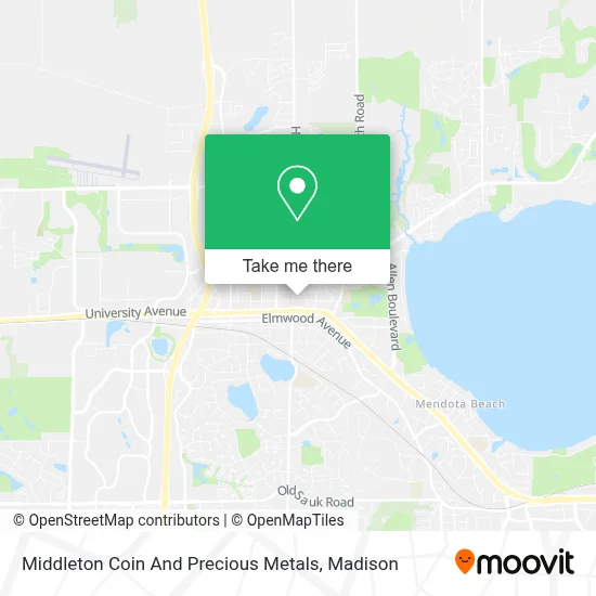 Middleton Coin And Precious Metals map
