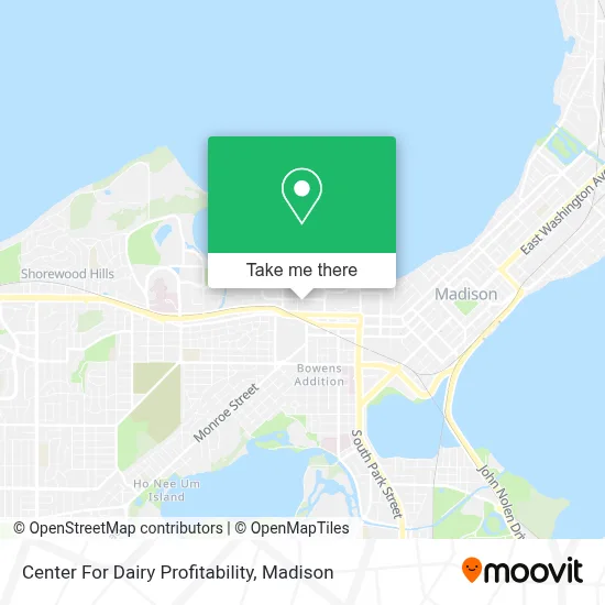 Center For Dairy Profitability map