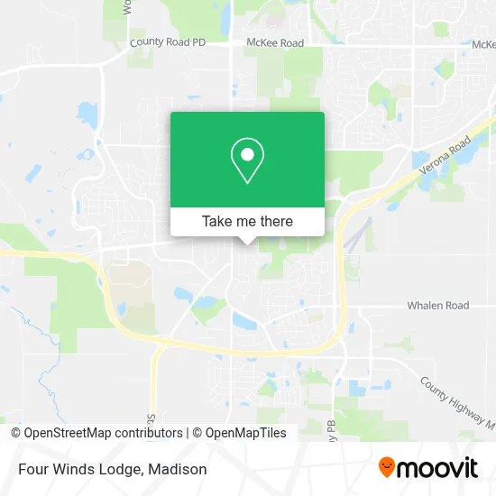 Four Winds Lodge map
