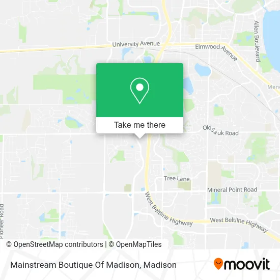 Mainstream Boutique Of Madison map