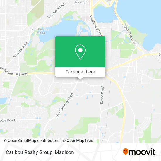Caribou Realty Group map