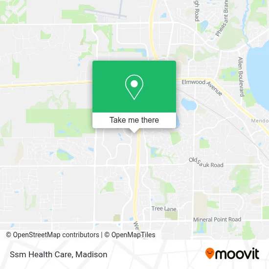 Ssm Health Care map