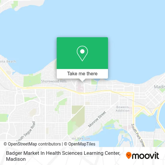 Badger Market In Health Sciences Learning Center map