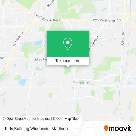 Kids Building Wisconsin map