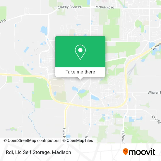 Rdl, Llc Self Storage map