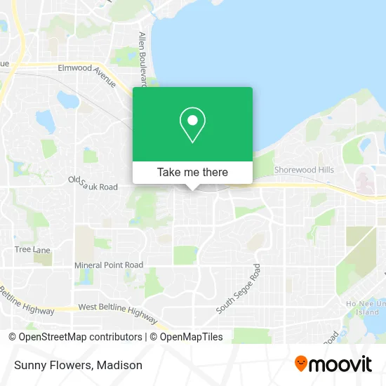 Sunny Flowers map