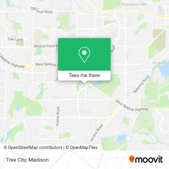Tree City map